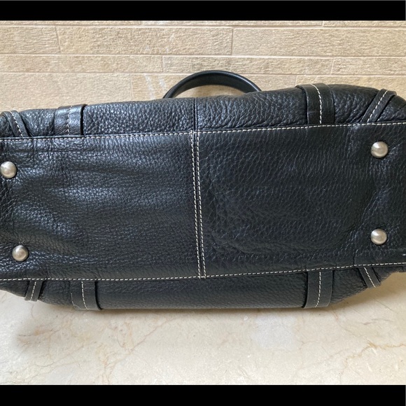 Leather Mini duffle style “H” handbag - Picture 8 of 9